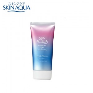 日本樂敦 SKIN AQUA 彩虹透明感防曬霜 SPF50+ (80g)